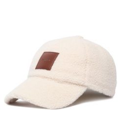 Czapka z daszkiem Calvin Klein. Białe czapki damskie Calvin Klein, bez wzorów. Za 189.99 zł.
