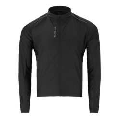 Lekka wodoodporna kurtka Elite Lab Elite X1. Czarne kurtki męskie ELITE LAB, bez wzorów, sportowe, bez kaptura. W wyprzedaży za 356.00 zł.