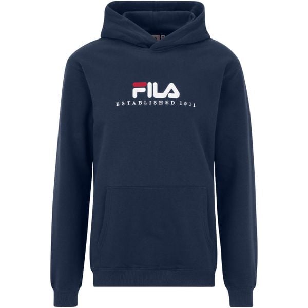 Bluza sportowa męska Fila Brunssum. Białe bluzy sportowe męskie Fila, m, bez wzorów, z kapturem. Za 206.00 zł.