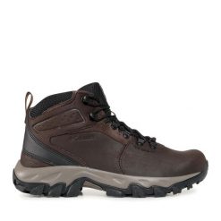 Trekkingi Columbia. Brązowe botki męskie Columbia, bez wzorów, sportowe, bez obcasa, bez zapięcia. Za 479.99 zł.