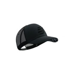 Czapka z daszkiem Compressport Trucker Cap - black/black refl. Czarne czapki damskie Compressport, na wiosnę, bez wzorów. Za 140.99 zł.