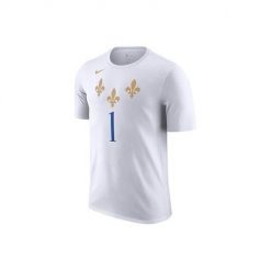 Koszulka sportowa męska Nike Nba New Orleans Pelicans. Białe koszulki sportowe męskie Nike, m, bez wzorów, z bawełny, bez ramiączek. Za 236.00 zł.