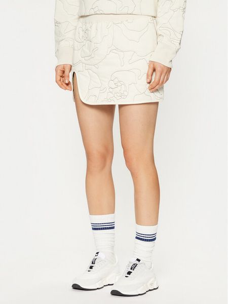Lacoste Spódnica mini JF5192 Beżowy Regular Fit. Brązowe spódnice damskie Lacoste, bez wzorów, z bawełny, mini. Za 449.99 zł.