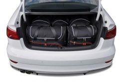 Torby Do Bagażnika Audi A3 Limousine 2013-2020 5Szt Kjust. Czarne torby podróżne damskie KJUST, bez wzorów, z kauczuku. Za 1,398.00 zł.