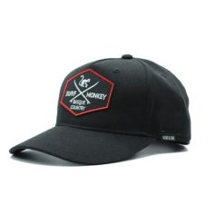 Czapka Trucker - 5 Paneli - Poliester z recyklingu (Czarny). Czarne czapki damskie SURF MONKEY, bez wzorów, z poliesteru, sportowe. Za 159.95 zł.