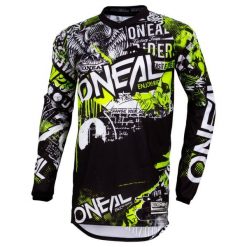 Bluza MTB DH O'neal Element Attack black/neon yellow. Czarne bluzy damskie O'NEAL, xl, bez wzorów, sportowe, bez ramiączek, bez kaptura. W wyprzedaży za 136.70 zł.