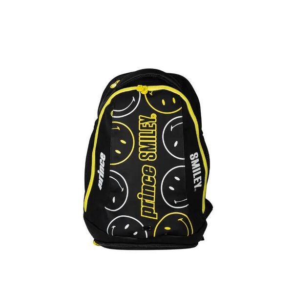 Plecak Prince x Smiley. Czarne plecaki męskie PRINCE, bez wzorów, sportowe. Za 380.60 zł.