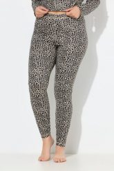 Damskie Funkcyjne legginsy narciarskie wzór panterka wąskie nogawki z recyklingu. Czarne legginsy damskie Ulla Popken, bez wzorów, z elastanu. Za 223.99 zł.
