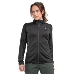 Bluza trekkingowa damska Schöffel Cascata. Czarne bluzy damskie Schöffel, bez wzorów, bez ramiączek, bez kaptura. Za 499.99 zł.