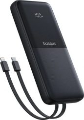 Baseus Lipow 10000 mAh 22.5W czarny. Czarne powerbanki . Za 62.90 zł.