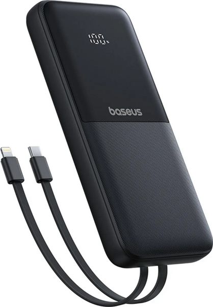 Baseus Lipow 10000 mAh 22.5W czarny. Czarne powerbanki . Za 54.90 zł.