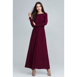 Długa sukienka maxi m604. Czerwone sukienki damskie Global, na co dzień, m, bez wzorów, eleganckie, bez kołnierzyka, bez ramiączek, maxi. Za 179.00 zł.