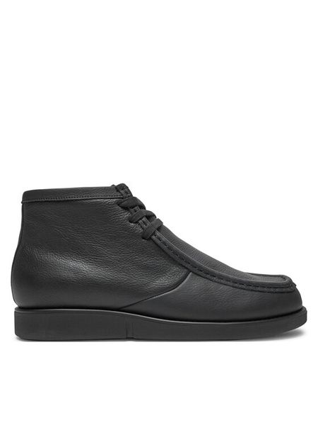 Calvin Klein Trzewiki HM0HM01583 Czarny. Czarne botki męskie Calvin Klein, bez wzorów, ze skóry, bez obcasa, bez zapięcia. Za 799.99 zł.