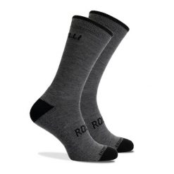Skarpetki zimowe z owczej wełny Rogelli Merino. Czarne skarpetki damskie Rogelli, bez wzorów, z wełny. Za 42.00 zł.