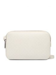 Calvin Klein Torebka Emblem Aop Elongated Camera Bag LV04F3268G Écru. Listonoszki damskie Calvin Klein, bez wzorów, ze skóry, bez dodatków. Za 449.99 zł.