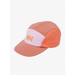 Czapka z daszkiem Helly Hansen Cascade Shield Cap - cedarwood. Czerwone czapki damskie Helly Hansen, bez wzorów, sportowe. Za 156.99 zł.