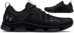 BUTY SPORTOWE MĘSKIE TREKKINGOWE UNDER ARMOUR STRIKEFAST 3024953-001 MG. Buty sportowe męskie Under Armour, bez zapięcia. Za 309.00 zł.