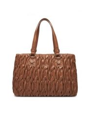 Liu Jo Torebka Ecs M Tote AF5014 E0457 Brązowy. Brązowe shopperki damskie Liu Jo, bez wzorów, ze skóry, bez dodatków. Za 579.99 zł.