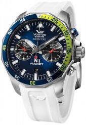 Zegarek męski Vostok Europe 6S21-225A708SW biały. Białe zegarki męskie Vostok Europe, bez wzorów. Za 2,813.99 zł.