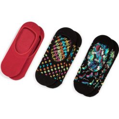 Skarpety Stopki Unisex HAPPY SOCKS - CTJ18-9300 Czarny Kolorowy. Czarne skarpetki damskie Happy Socks, bez wzorów, z bawełny. Za 69.90 zł.