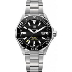ZEGAREK TAG HEUER AQUARACER WAY201A.BA0927. Czarne zegarki męskie TAG HEUER, bez wzorów, z koronki, ceramiczne. Za 10,450.00 zł.