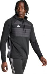 Bluza męska adidas Tiro 25 Essentials Winterized Trainig czarno-szara JN9466 XS. Czarne bluzy męskie Adidas, m, bez wzorów, bez ramiączek, bez kaptura. Za 391.20 zł.