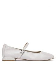 Caprice Baleriny 9-22100-44 Szary. Szare balerinki damskie Caprice, bez wzorów, ze skóry, bez obcasa, bez zapięcia. Za 274.99 zł.