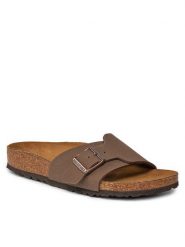 Birkenstock Klapki Catalina 1026510 Brązowy. Brązowe klapki damskie Birkenstock, bez wzorów, ze skóry, bez obcasa, bez zapięcia. Za 379.00 zł.
