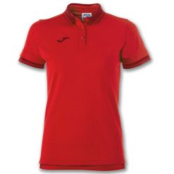 Koszulka polo do tenisa damska Joma Bali II. Brązowe bluzki damskie Joma, l, bez wzorów, sportowe, bez kołnierzyka, bez ramiączek. W wyprzedaży za 154.00 zł.
