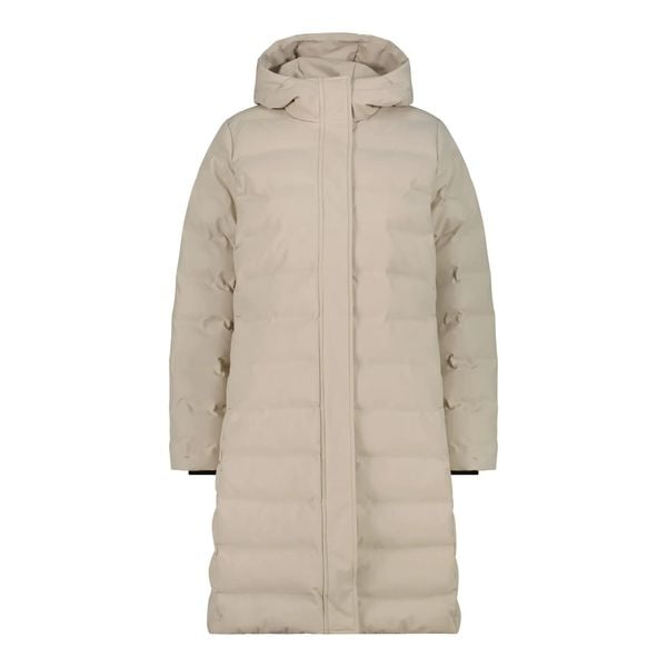 PARKA DAMSKA CMP KAKI. Brązowe parki damskie CMP, na zimę, s, bez wzorów, z materiału, z kapturem. Za 499.99 zł.