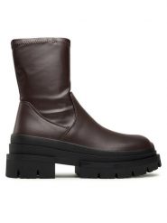 ONLY Shoes Botki Onlbeatrix-3 15304757 Brązowy. Brązowe botki damskie ONLY Shoes, bez wzorów, ze skóry, bez obcasa, na płaskiej podeszwie, bez zapięcia. Za 359.99 zł.