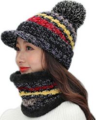 Best Fashion BQ52G CZAPKA I SZALIK KOMPLET NA ZIMĘ POLAR DAMSKI uniwersalny. Czapki damskie Best Fashion, na zimę, bez wzorów, z polaru. Za 33.32 zł.