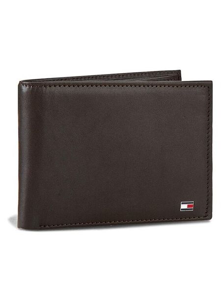 Tommy Hilfiger Portfel Eton Cc And Coin Pocket AM0AM00651/83361 Brązowy. Brązowe portfele męskie Tommy Hilfiger, bez wzorów, ze skóry. Za 249.99 zł.