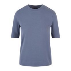 T-shirt Damski Classy. Niebieskie t-shirty damskie Urban Classics, l, bez wzorów, casualowe, bez kołnierzyka, bez ramiączek. Za 68.99 zł.