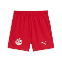 Młodzieżowe szorty FC Red Bull Salzburg 25/26 PUMA Red White. Biała szorty damskie Puma, bez wzorów, młodzieżowe. Za 179.00 zł.