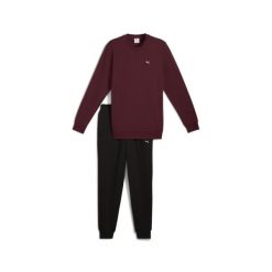 Męski dres Essentials Elevated PUMA. Czerwone komplety dresowe męskie Puma, m, bez wzorów, z dresówki. Za 349.00 zł.