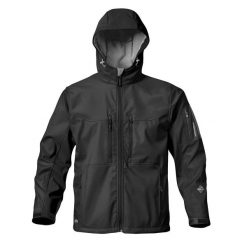 Męska Kurtka Soft Shell Epsilon H2XTREME. Czarne kurtki męskie STORMTECH, m, bez wzorów, z elastanu, z kapturem. Za 849.99 zł.
