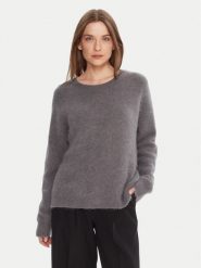 Kontatto Sweter 3M0863C Szary Relaxed Fit. Szare swetry nierozpinane damskie Kontatto, m, bez wzorów, z syntetyku, bez kołnierzyka, bez ramiączek. Za 399.99 zł.