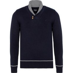 Sweter w kolorze granatowym. Niebieskie swetry męskie Denim Culture, l, bez wzorów, z bawełny, bez kołnierzyka, bez ramiączek. W wyprzedaży za 139.95 zł.