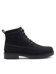 Badura Trapery BOWER-06 MI08 Granatowy. Niebieskie buty zimowe męskie Badura, bez wzorów, z nubiku, bez obcasa, bez zapięcia. Za 329.99 zł.