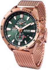Zegarek męski Vostok Europe YM8J-320B656B różowe złoto. Czerwone zegarki męskie Vostok Europe, bez wzorów, złote. Za 4,432.80 zł.