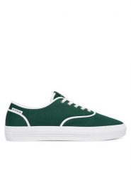 Tommy Hilfiger Tenisówki Th Vulc Cup Long Lace Canvas FM0FM05874 Zielony. Zielone trampki męskie Tommy Hilfiger, bez wzorów, z materiału, bez zapięcia. Za 369.99 zł.