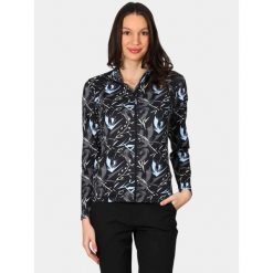 Sweter Damski Luhta Armisvesi. Czarne swetry nierozpinane damskie Luhta, bez wzorów, z polaru, sportowe, bez kołnierzyka, bez ramiączek. Za 369.00 zł.