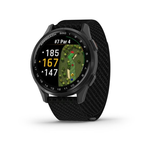 Zegarek do golfa GPS Garmin Approach S50. Zegarki damskie Garmin, bez wzorów, z nylonu. Za 1,799.00 zł.