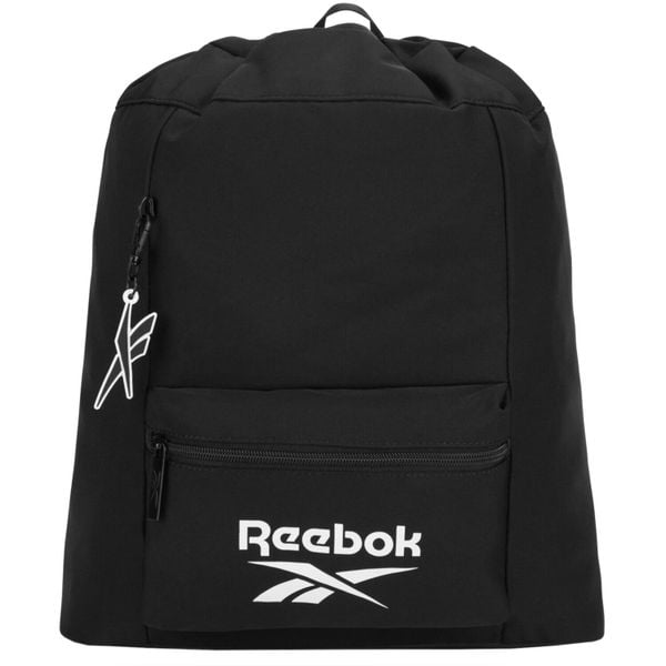 Plecak sportowo-turystyczny dla dorosłych RBK Backpack pojemność 17 L. Czarne plecaki męskie Reebok, bez wzorów, sportowe. Za 99.99 zł.