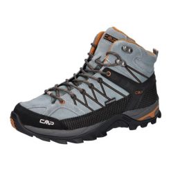 Buty trekkingowe CMP Rigel WP Mid. Czarne trekkingi męskie CMP, z materiału, bez zapięcia. Za 428.10 zł.