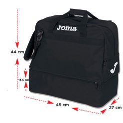 Torba Joma training (M). Czarne torby sportowe męskie Joma, bez wzorów, z materiału, małe. Za 94.99 zł.