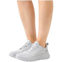 Buty damskie SKECHERS Bobs Squad Chaos Face Off. Szare obuwie sportowe damskie Skechers, bez wzorów, bez zapięcia. Za 229.99 zł.