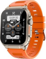 Smartwatch Hagen HC56.111.138 Pomarańczowy. Brązowe zegarki smartwatch Hagen, bez wzorów. Za 359.00 zł.