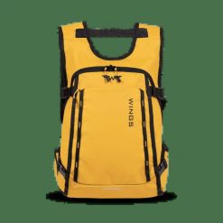 Wings Plecak Podróżny Rook Yellow. Żółte plecaki męskie Wings, bez wzorów, z gumy. Za 169.90 zł.